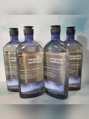 Stargazing Meditation Aromatherapy Body Wash Foam Bath Bundle